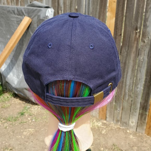 Ladies Navy Blue BLING Hat NEW - Picture 4 of 4